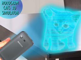 Cats 3D Hologram Simulator capture d'écran 2