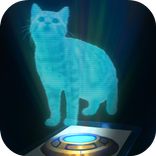 Cat 3D Hologram Simulator