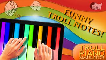 Troll Piano Simulator capture d'écran 1