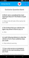 K53 South Africa : Driving Theory Practice Test Ekran Görüntüsü 2