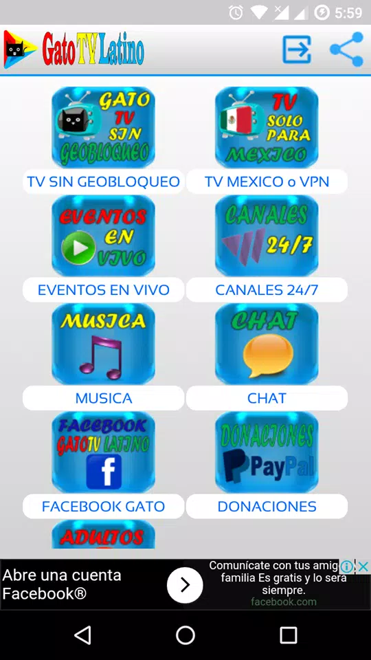 Descarga de APK de Gato Tv Latino para Android