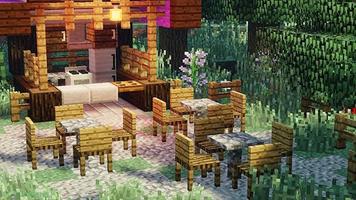 Decoration mod and furniture for Minecraft پوسٹر