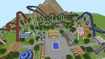 New theme park for minecraft تصوير الشاشة 1
