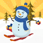 Snowman Ski icône