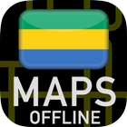 🌏 GPS Cartes du Gabon: Carte Offline icône
