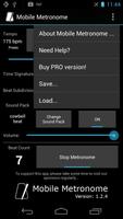 Mobile Metronome screenshot 1