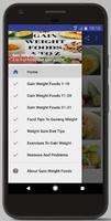 GAIN WEIGHT FOODS - A TO Z OF WEIGHT GAINING FOODS Affiche