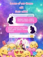 Galaxy Mermaid Emoji clavier t capture d'écran 1
