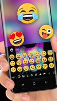 Galaxy Neon Cat Keyboard theme screenshot 1