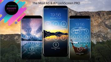 برنامه‌نما Lock Screen for Galaxy A5, A7 HD عکس از صفحه