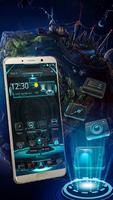 Galaxy Alien Tech Launcher Theme poster