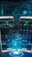 Galaxy Alien Tech Launcher Theme screenshot 1