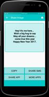 Latest Happy New Year Sms 2017 Collection imagem de tela 3
