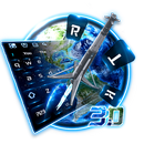 3D Galaxy Rocket Keyboard-APK