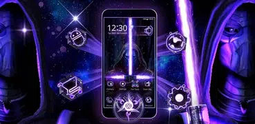 3D Galaxy Wars Star Theme