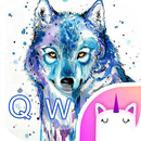 Galaxy Wolf Emoji Klavye Temas APK