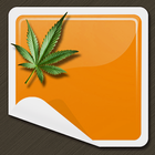 Desktop Sticker Smoke Weed icono