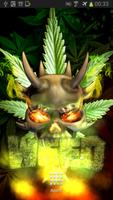 Demon Skull Weed-poster
