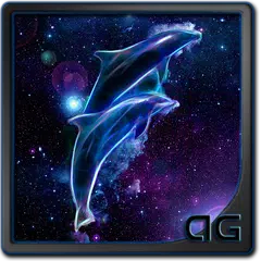 Starfield Dolphins Galaxy LWP