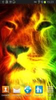 Rasta King Lion poster