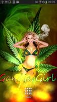 Sexy Weed Girl Affiche