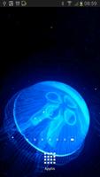 Night Light Jelly Fish Affiche