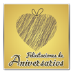 Felicitaciones de aniversarios