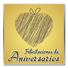 Felicitaciones de aniversarios 圖標