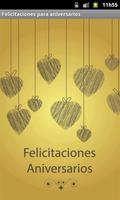 Felicitaciones de aniversarios 海報