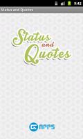 Status and Quotes الملصق