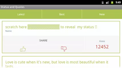 Status and Quotes APK download