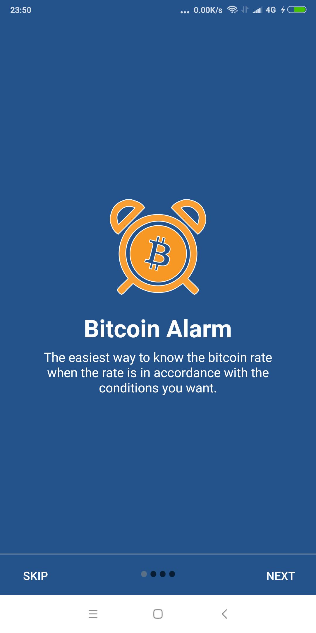 bitcoin alarm android