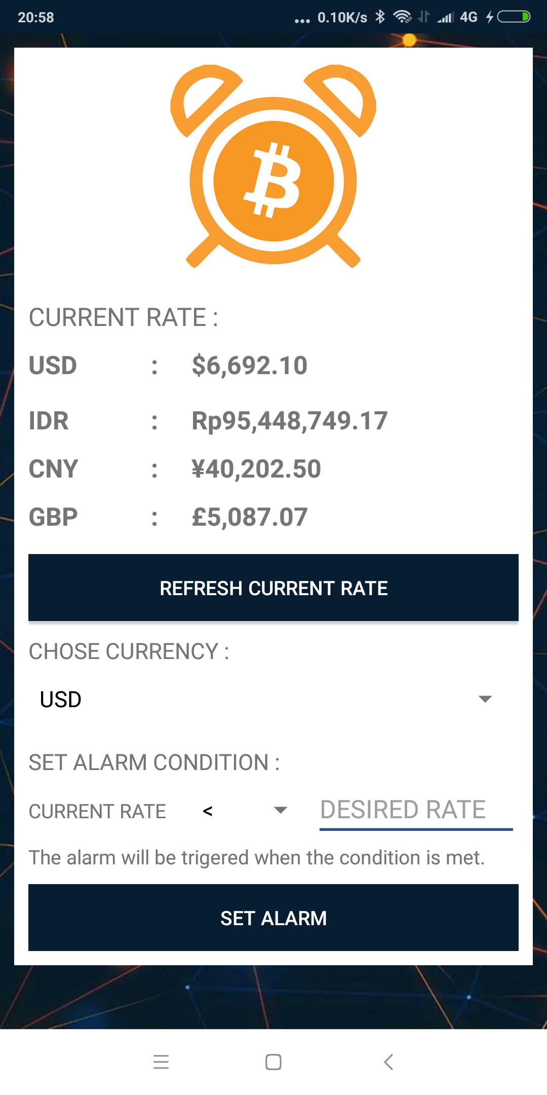 Bitcoin alarm android Bitcoin alarm android bitcoin miner fee vs ripple
