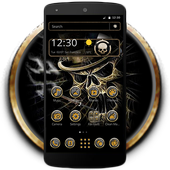 Gambling Skull Black Theme иконка