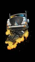Clustertruck Game  Wallpaper โปสเตอร์