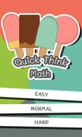 Quick Think Math पोस्टर