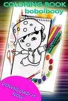 coloring game for bobooy โปสเตอร์