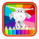 Coloring Pages Super wingss - kids coloring cars APK