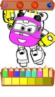 Coloring Pages Super wingss - kids coloring cars Affiche