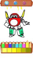 Coloring Pages Super wingss - kids coloring cars capture d'écran 1