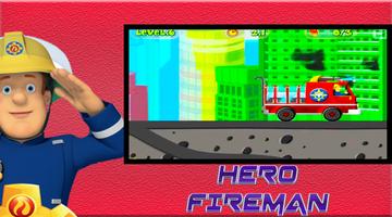 Fireman Hero Game Sam Affiche