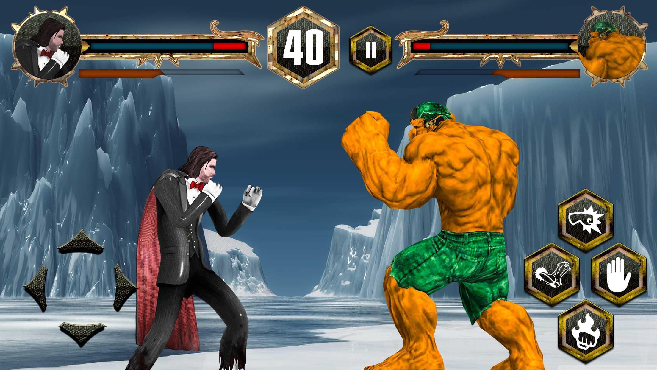 Superhero VS Vampire Ring fights imagem de tela 1.