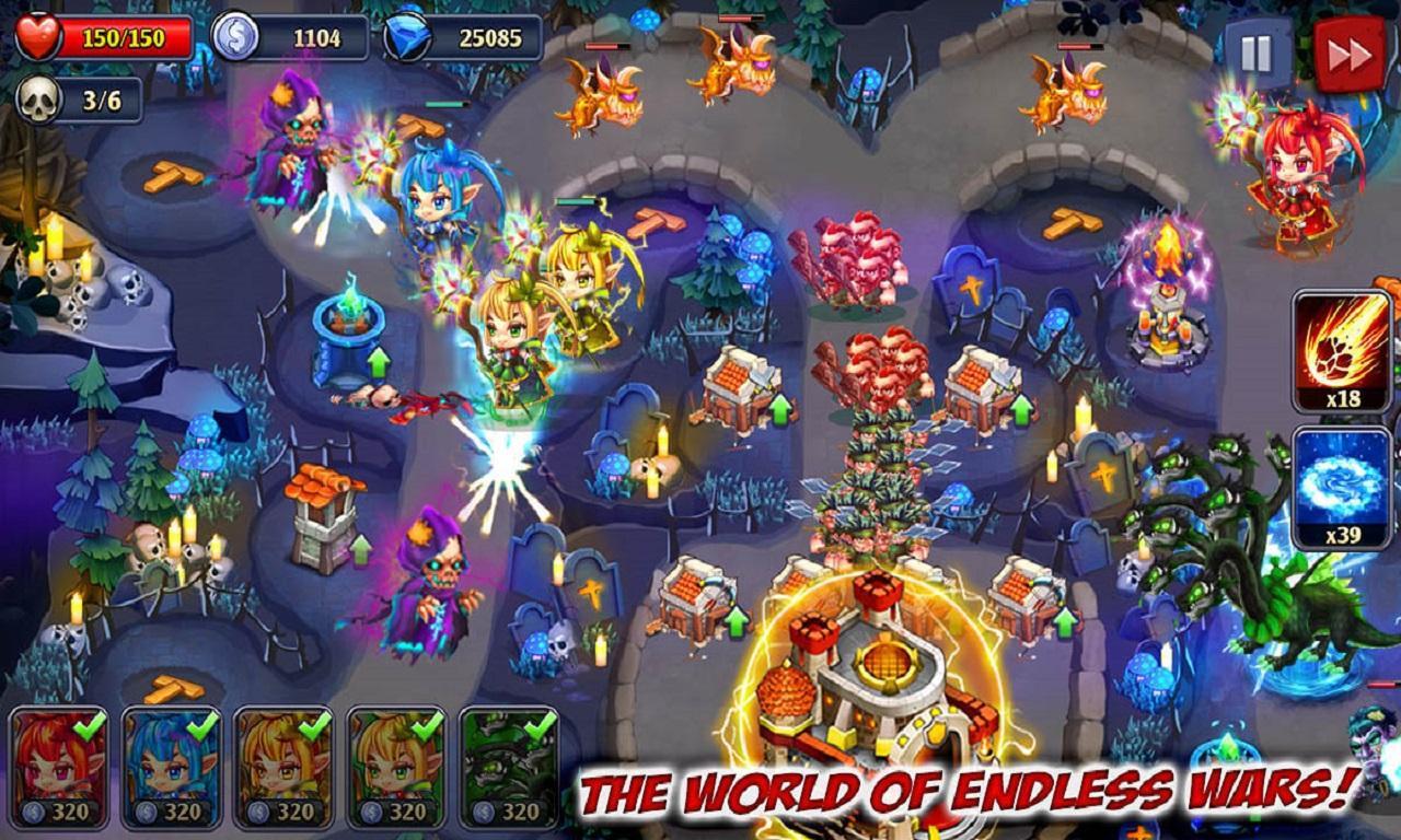 Defense Heroes: Defender War Tower Defense Ver. 0.4.9 MOD APK