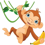Monkey banana game icône