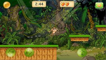 Jungle Monkey Run Ekran Görüntüsü 1