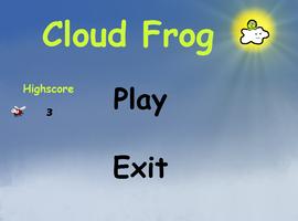 Cloud Frog Plakat