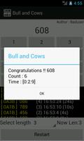 Bulls And Cows / Guess Number capture d'écran 1