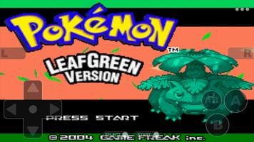 Leaf Green version game Cartaz