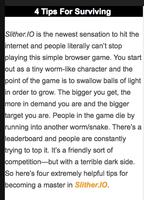 Tips for slither.io imagem de tela 2