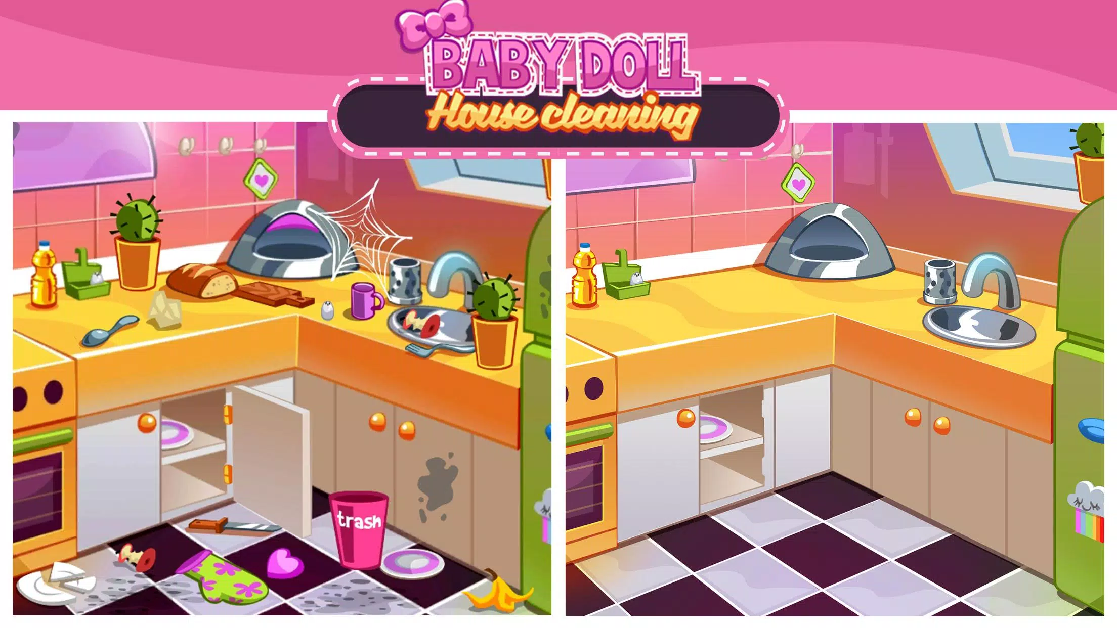 Doll House Cleanup Design Game APK for Android Download